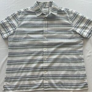 Mens size L  Goodfellow & co.  short sleeve button up  cotton shirt